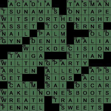 gift crossword clue 4 letters.